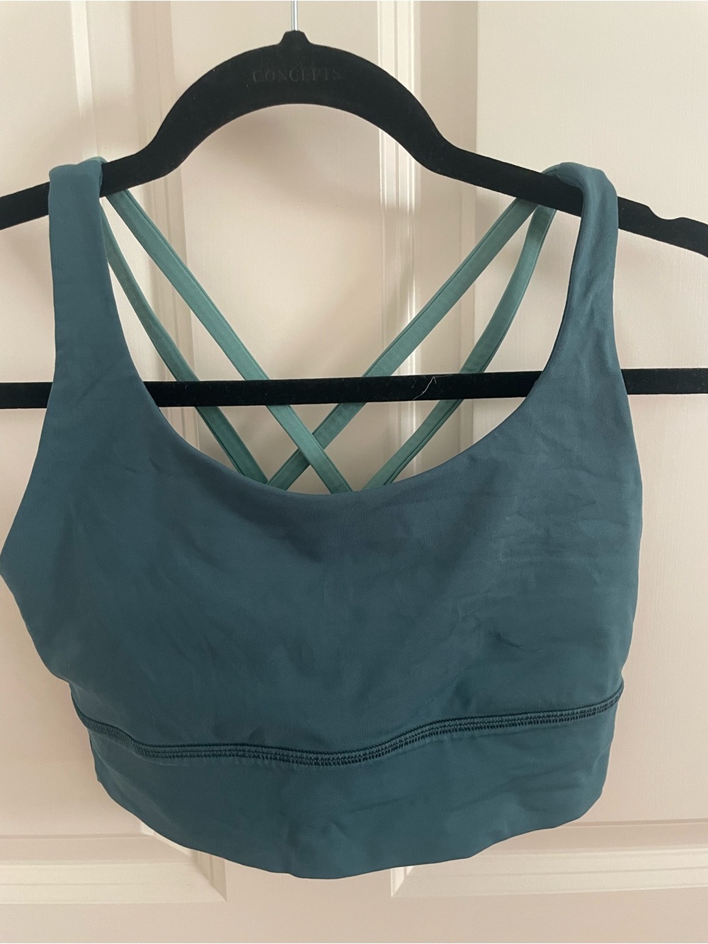 Lululemon Green Crisscross Sports Bra